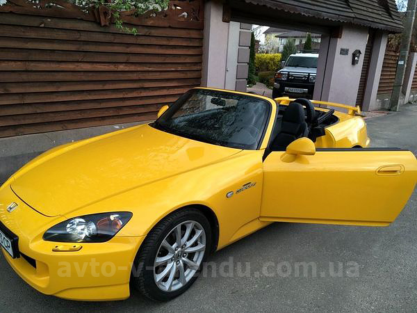 Аренда кабриолета Honda S2000  с водителем в Киеве