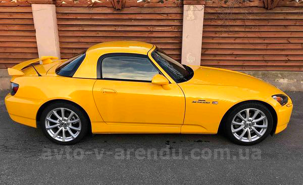 Аренда кабриолета Honda S2000  с водителем в Киеве