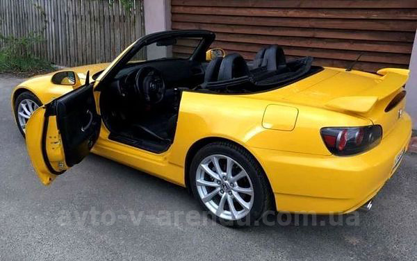 Аренда кабриолета Honda S2000  с водителем в Киеве