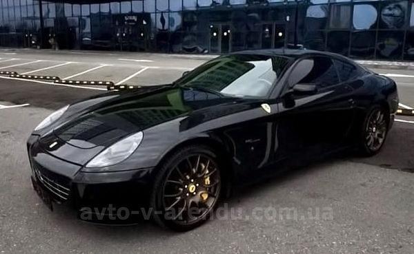 Аренда спорткара Ferrari 612 с водителем в Киеве