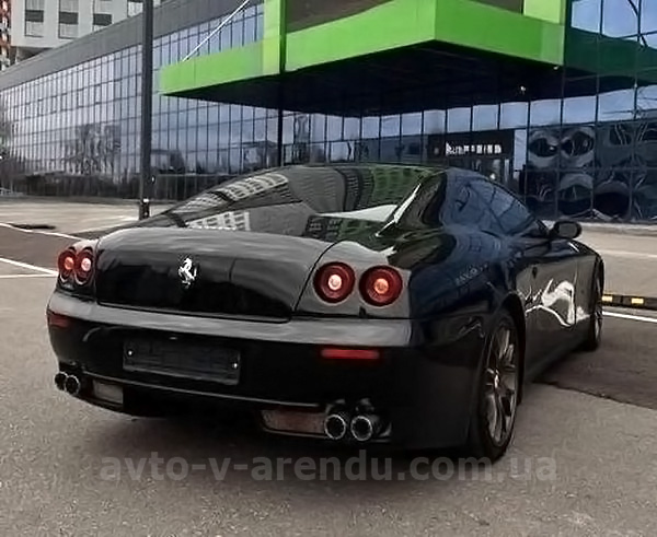 Аренда спорткара Ferrari 612 с водителем в Киеве