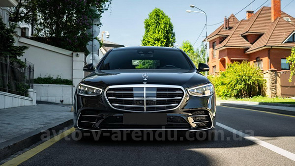 Аренда Мерседес s class W223 400d 4MATIC с водителем. Прокат авто Mercedes-Benz W223 400d 4MATIC без водителя в Киеве