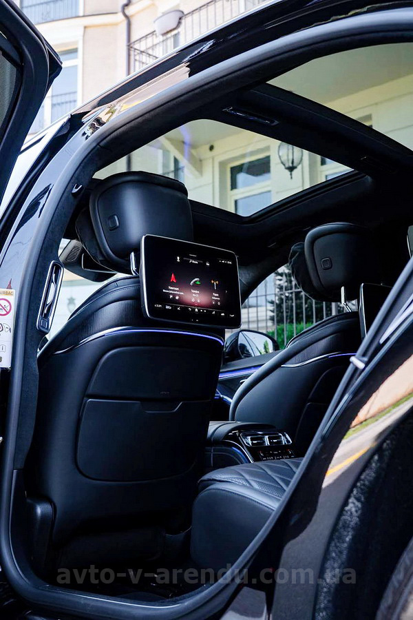Аренда Мерседес s class W223 400d 4MATIC с водителем. Прокат авто Mercedes-Benz W223 400d 4MATIC без водителя в Киеве