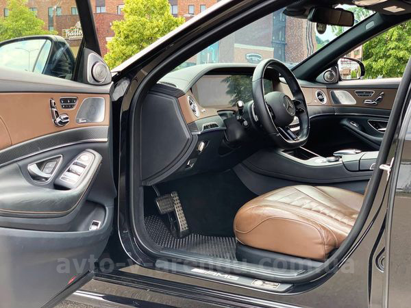 Аренда Мерседес s-class W222 S63 AMG 4MATIC Restyling с водителем. Прокат авто Mercedes-Benz W222 S63 без водителя в Киеве