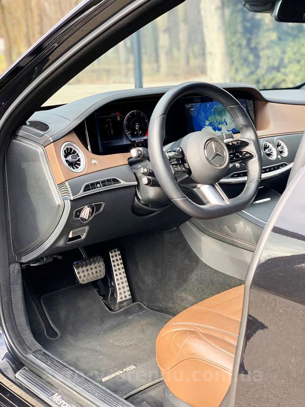Аренда Мерседес s-class W222 S63 AMG 4MATIC Restyling с водителем. Прокат авто Mercedes-Benz W222 S63 без водителя в Киеве