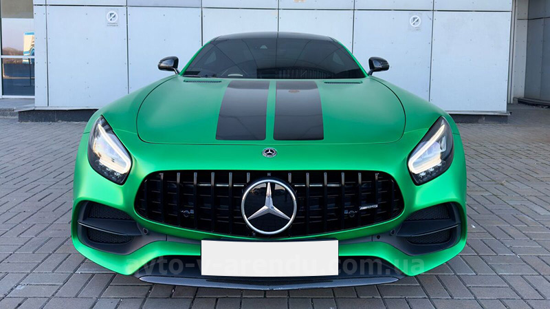 Аренда авто Mercedes-Benz AMG GT Coupe с водителем. Прокат авто Мерседес AMG GT Coupe без водителя в Киеве