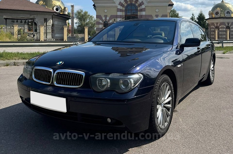 Аренда авто BMW 760Li с водителем в Киеве