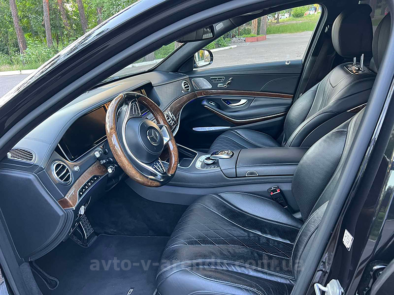 Аренда Mercedes-Benz s-class W222 S350L  с водителем Киев. Аренда мерседес 222 Киев