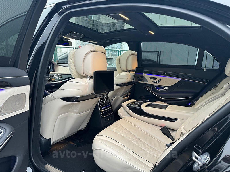 Аренда авто Mercedes-Benz s-class W222 AMG с водителем в Киеве