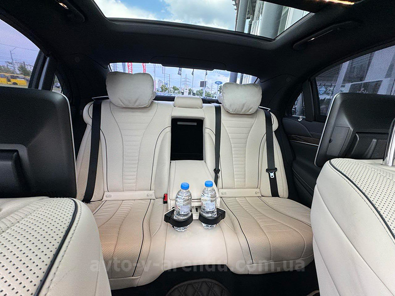 Аренда авто Mercedes-Benz s-class W222 AMG с водителем в Киеве
