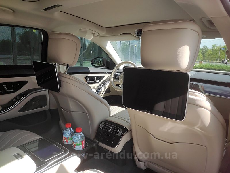 Аренда авто Mercedes-Benz W223 S-class S580 4matic с водителем в Киеве