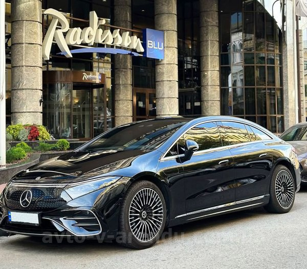 Аренда авто Mercedes-Benz EQS 450+ электрокар с водителем в  Киеве