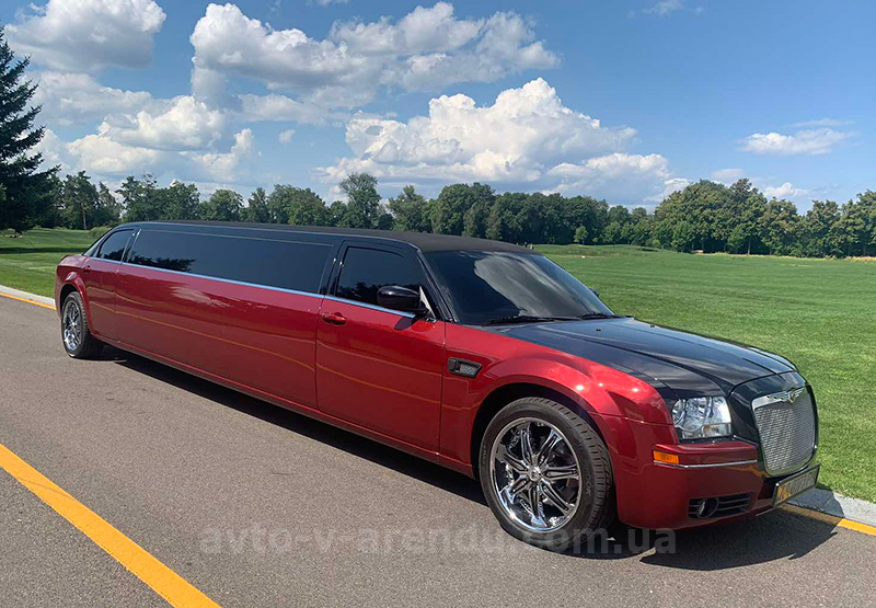 Прокат лимузина Chrysler 300C бордо