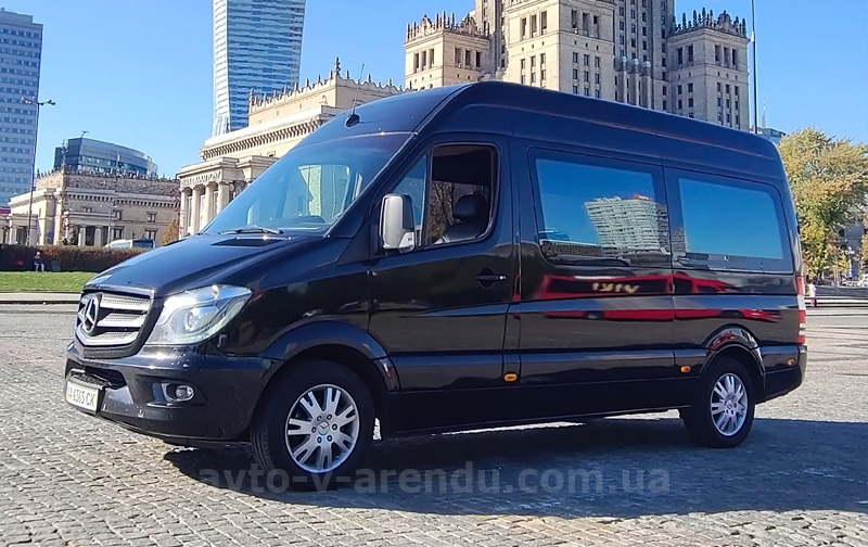 Аренда микроавтобуса с водителем Mercedes-Benz Sprinter VIP 8 мест