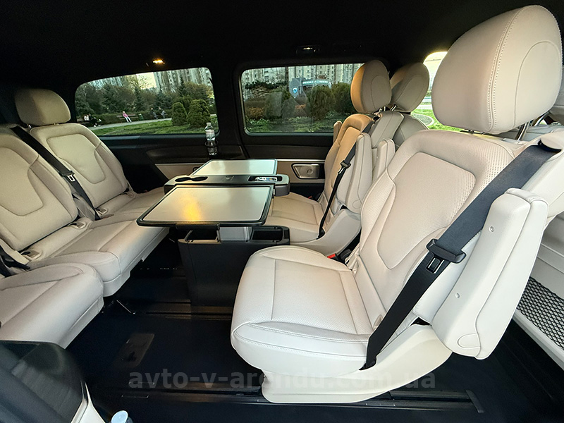 Аренда микроавтобуса Mercedes-Benz V-class 2025 с водителем в Киеве
