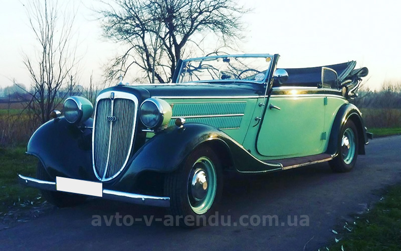 Аренда ретро авто Audi 225 cabriolet с водителем в Киеве