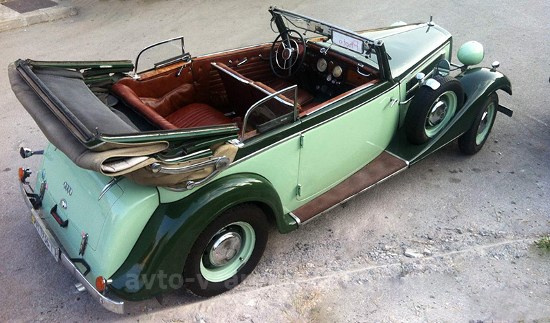 Аренда ретро авто Audi 225 cabriolet с водителем в Киеве