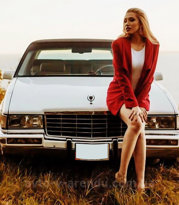 Аренда ретро авто с водителем в Киеве Cadillac Fleetwood  белый
