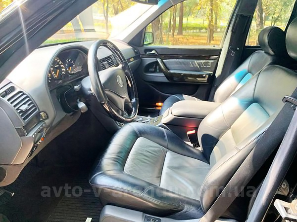 Аренда ретро авто Mercedes W140 S600 S7.3 V12 Brabus черный с водителем в Киеве