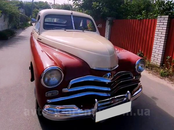 Аренда ретро авто с водителем в Киеве Pobeda GAZ M-20