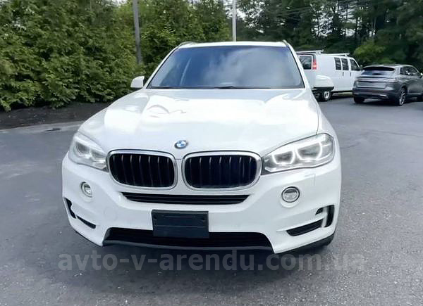 Аренда внедорожника джипа BMW X5 белый