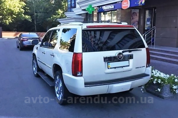 Аренда внедорожника джипа с водителем в Киеве Cadillac Escalade long