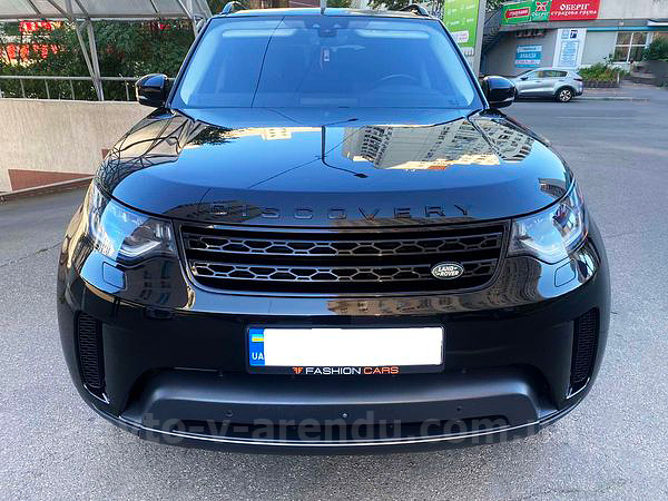 Аренда внедорожника Land Rover Discovery черный с водителем. Прокат джипа Ленд Ровер Дискавери без водителя в Киеве
