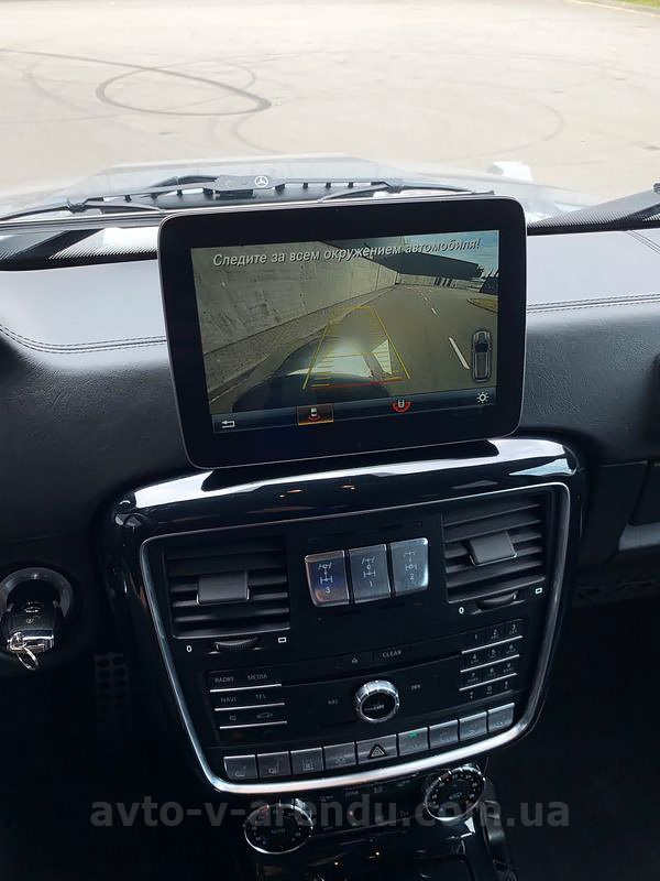 Аренда внедорожника джипа Mercedes-Benz Gelandewagen G63 AMG silver кубик гелик с водителем, прокат Мерседес Гелентваген G63 AMG без водителя в Киеве