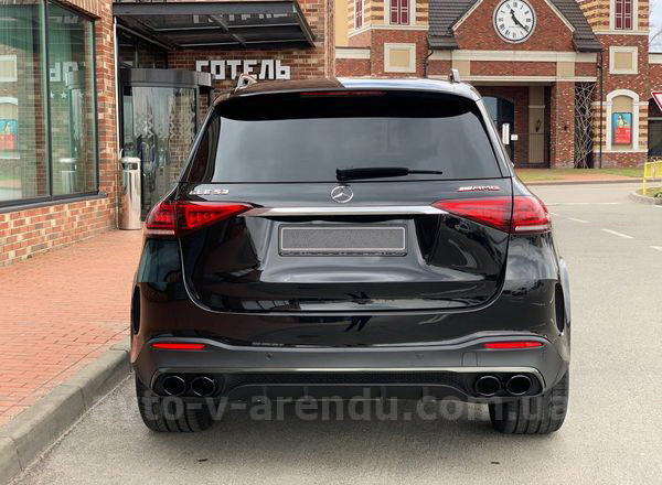 Аренда внедорожника Mercedes Benz GLE 63 AMG черный с водителем. Прокат автомобиля Мерседес 63 AMG внедорожник без водителя в Киеве