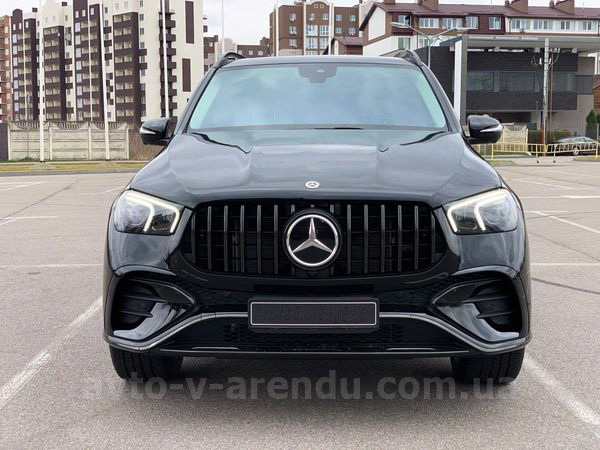 Аренда внедорожника Mercedes Benz GLE 63 AMG черный с водителем. Прокат автомобиля Мерседес 63 AMG внедорожник без водителя в Киеве