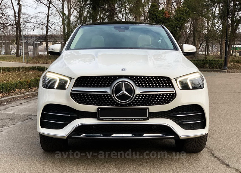 Аренда внедорожника джипа  Mercedes-Benz AMG GLE Coupe с водителем в Киеве