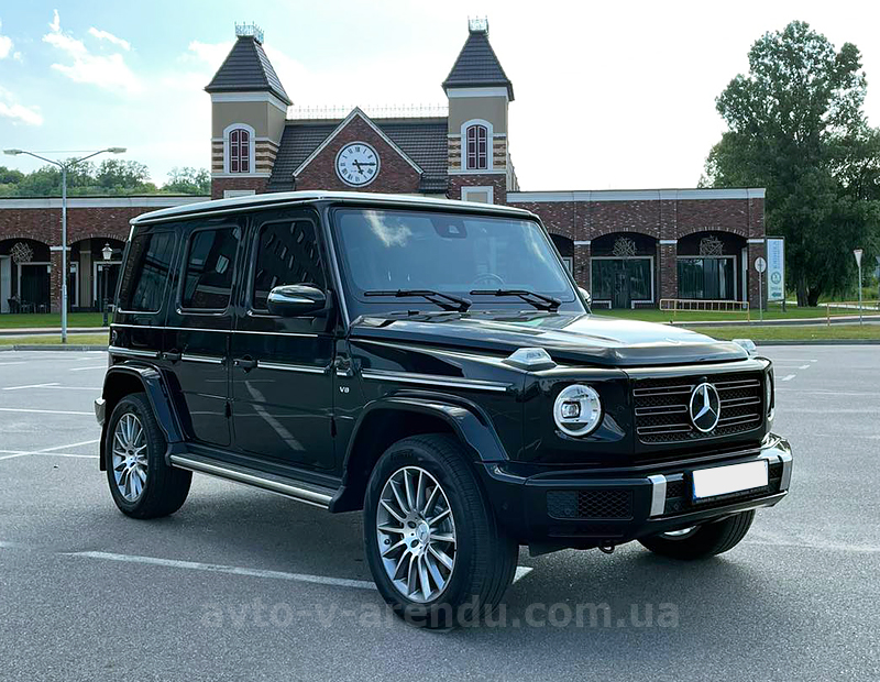 Аренда внедорожника Mercedes-Benz Gelandewagen G500 AMG кубик с водителем в Киеве
