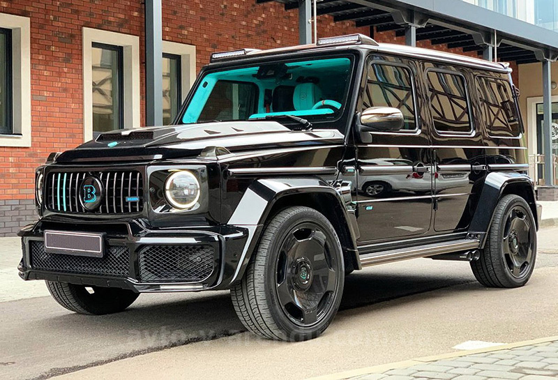Аренда внедорожника кубик Mercedes-Benz Gelandewagen G800 Brabus Tiffany гелик в Киеве