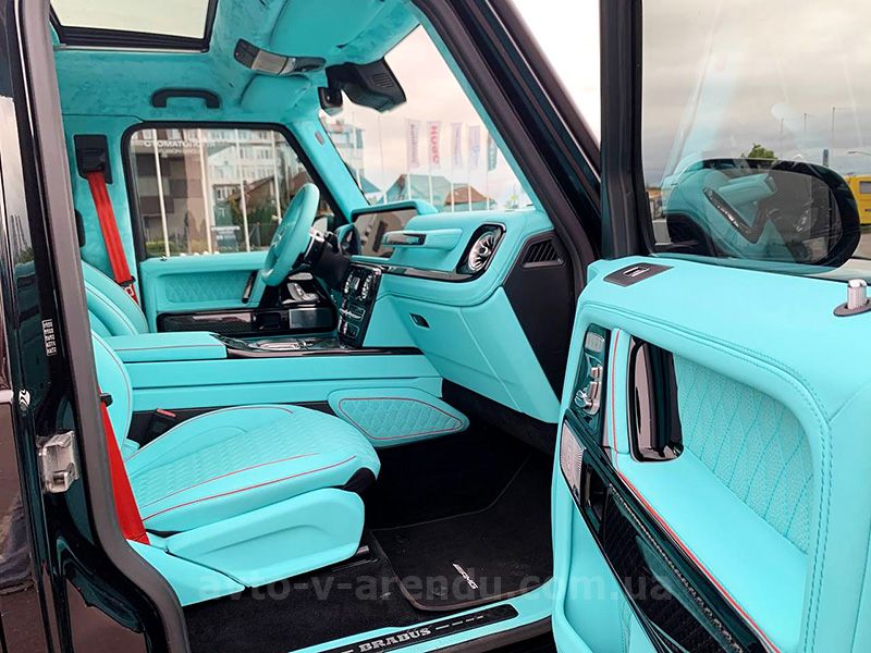 Аренда Mercedes-Benz Gelandewagen G800 Brabus Tiffany кубик с водителем. Прокат авто Мерседес G800 гелик без водителя Киев