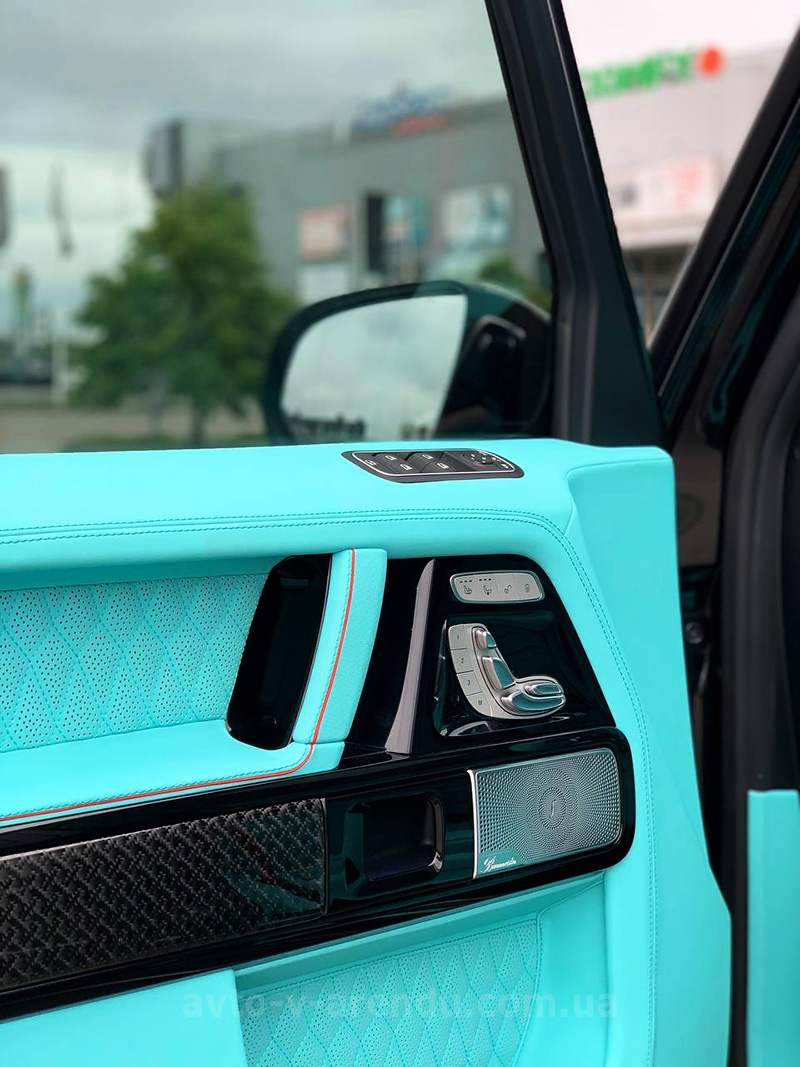 Аренда Mercedes-Benz Gelandewagen G800 Brabus Tiffany кубик с водителем. Прокат авто Мерседес G800 гелик без водителя Киев