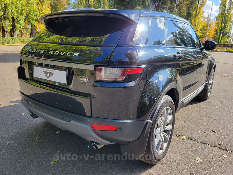 Аренда внедорожника Range Rover Evoque черный с водителем