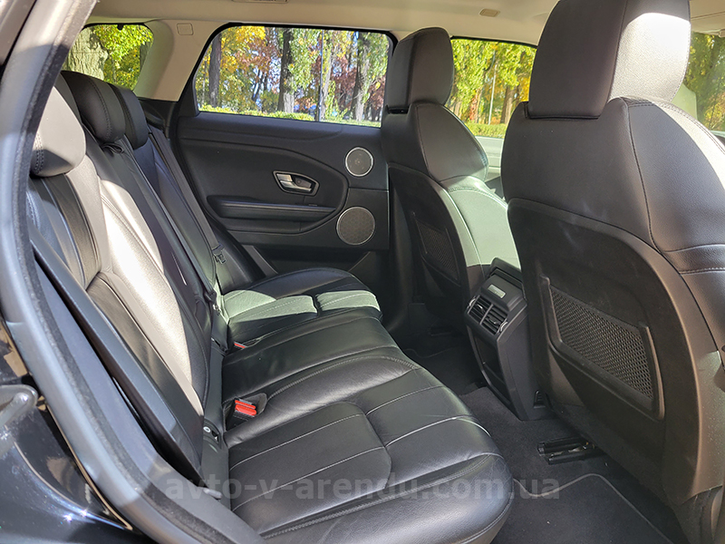 Аренда внедорожника Range Rover Evoque черный с водителем