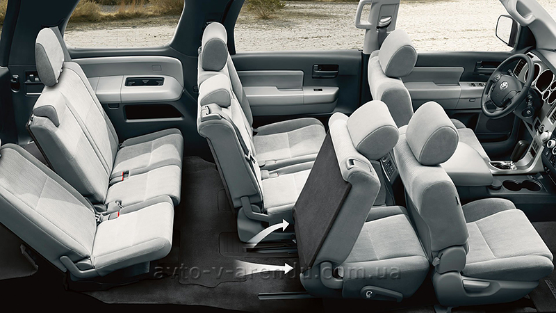 Аренда внедорожника джипа с водителем в Киеве Toyota Sequoia Platinum